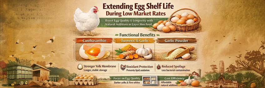 Extending egg shelf life