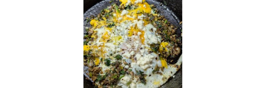 Mushroom & Spinach Eggs — Recipe by Kanika Madan Sinha