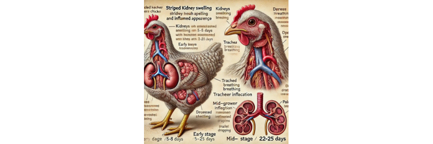 Pathophysiology & Nutritional Management — Kidney Swelling and Tracheal Inflammation in Broilers