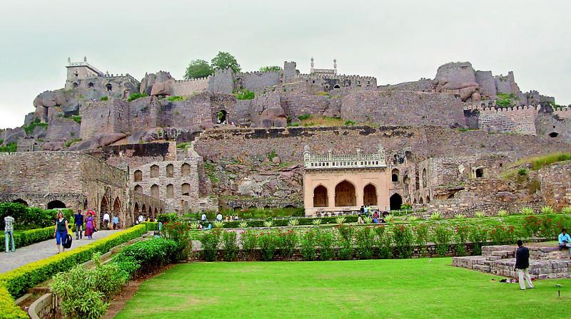 Golconda Fort view 1